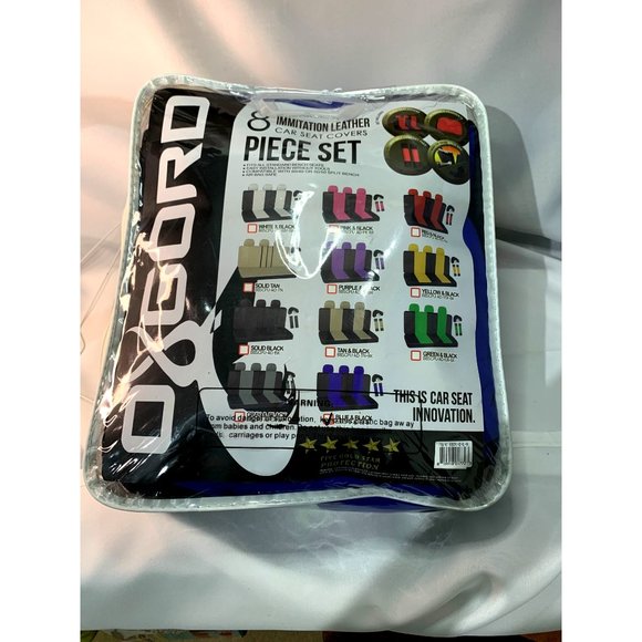 NEW OXGORD Bench seat Imitation Leather  Vehicle Seat Covers - Picture 5 of 7